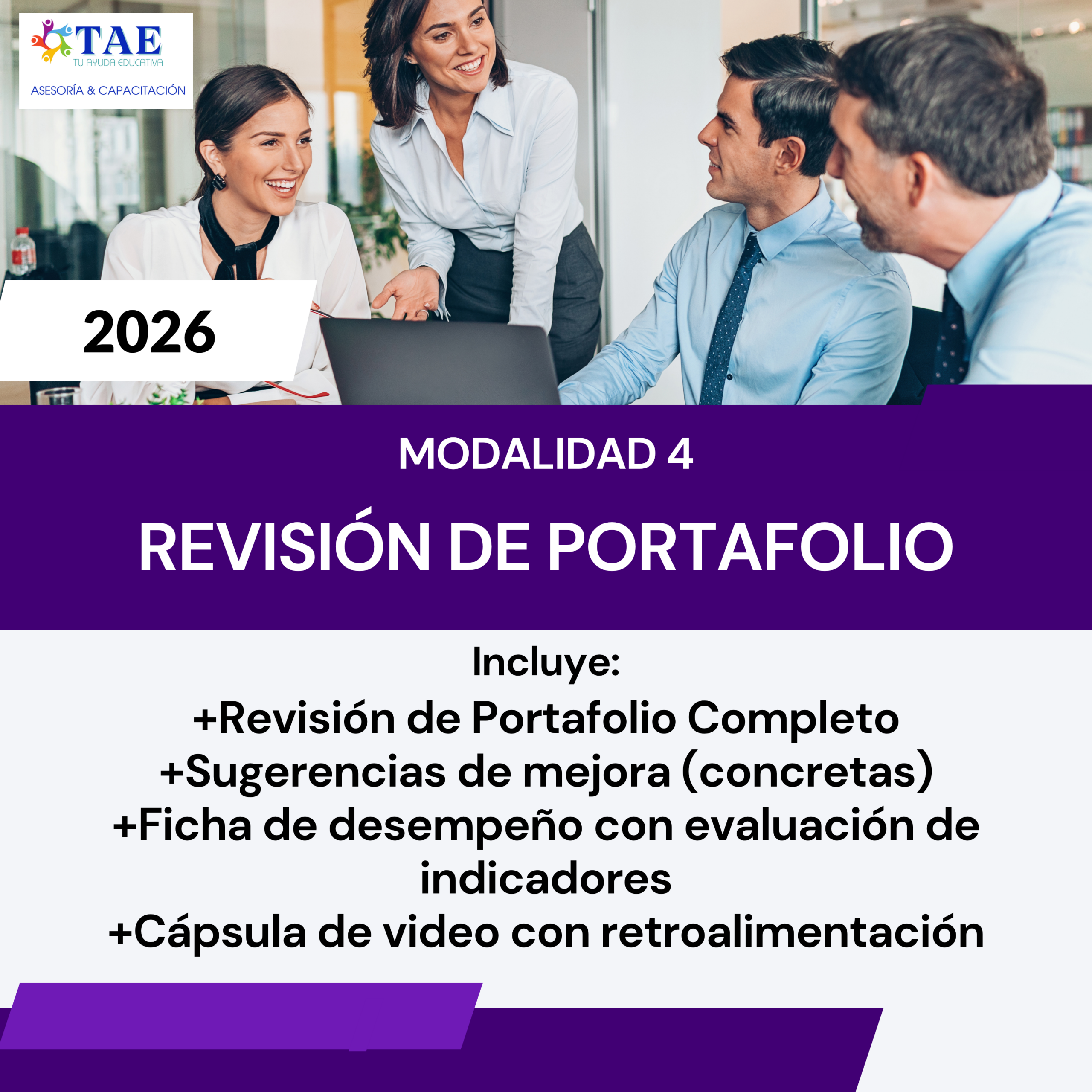 Revisión de Portafolio Completo (Modalidad 4)